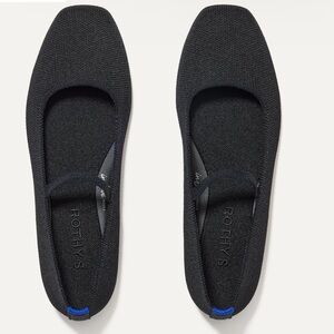 Rothy's Black Max Square Mary Jane